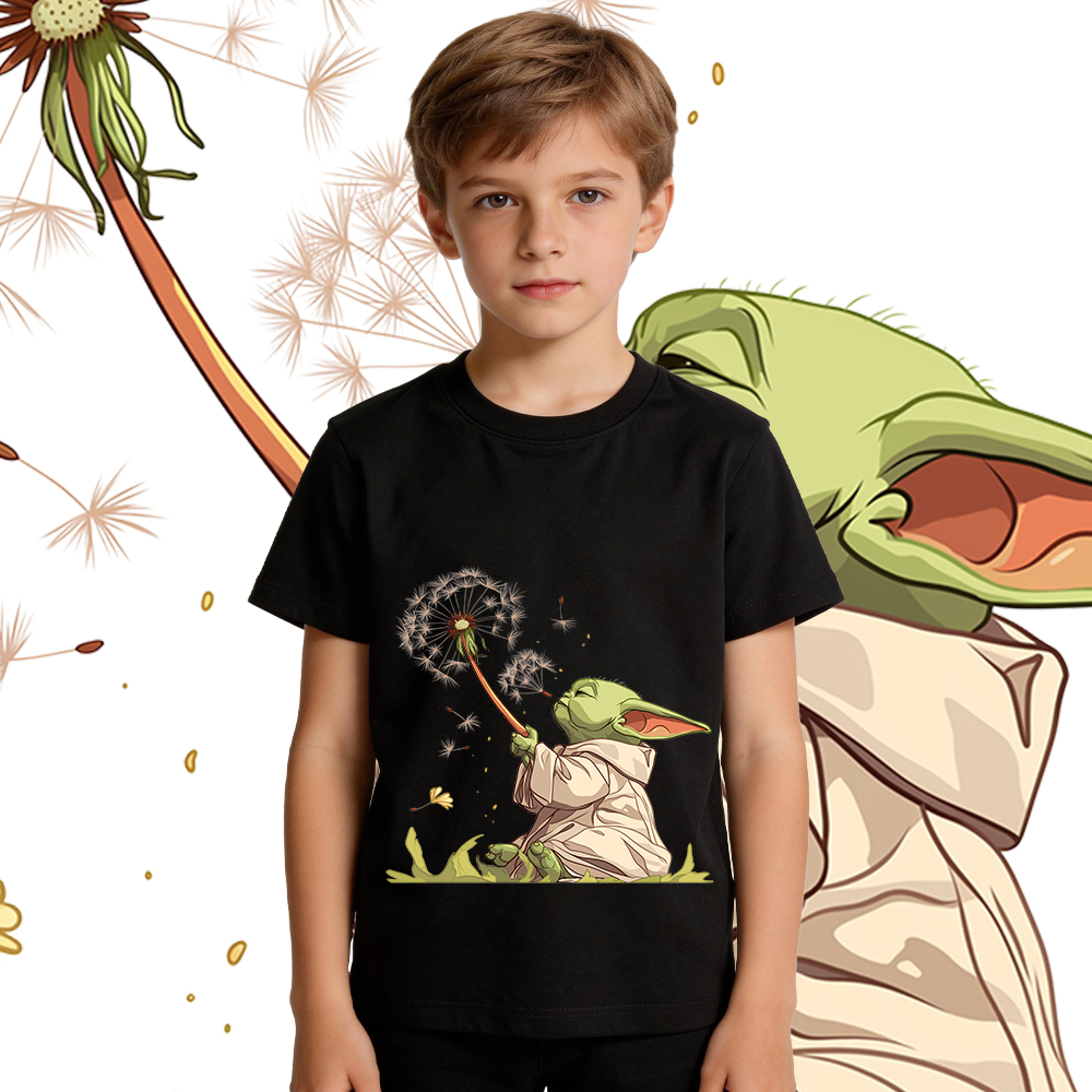 Baby Yoda Clothing - Boys Baby Yoda Print T Shirt