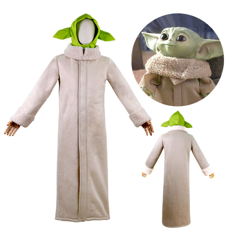 Baby Yoda Clothing - Mandalorian Yoda Baby Cosplay Costume Halloween