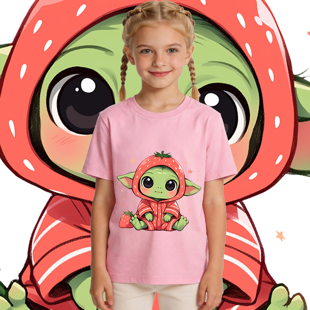 Baby Yoda Clothing - Star Wars Baby Yoda Strawberry Print