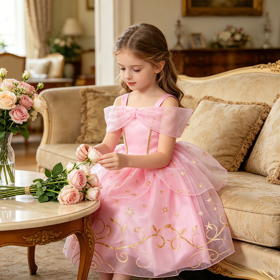 Baby Clothing Checklist - Cute Baby Girl Aurora Princess Dress