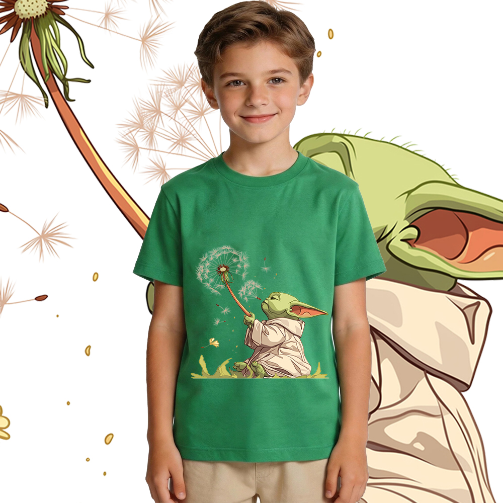 Boys Baby Yoda Print T Shirt   – обзор и цена Baby Yoda Clothing