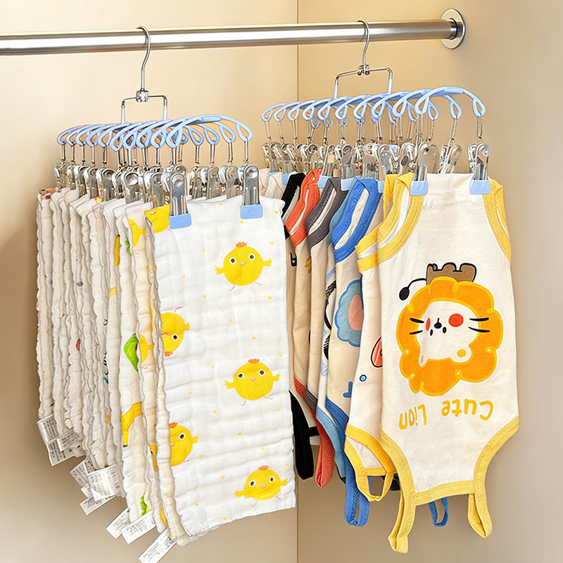 Baby Clothes Hanger Multi-clip – обзор и цена Baby Clothing Wardrobe