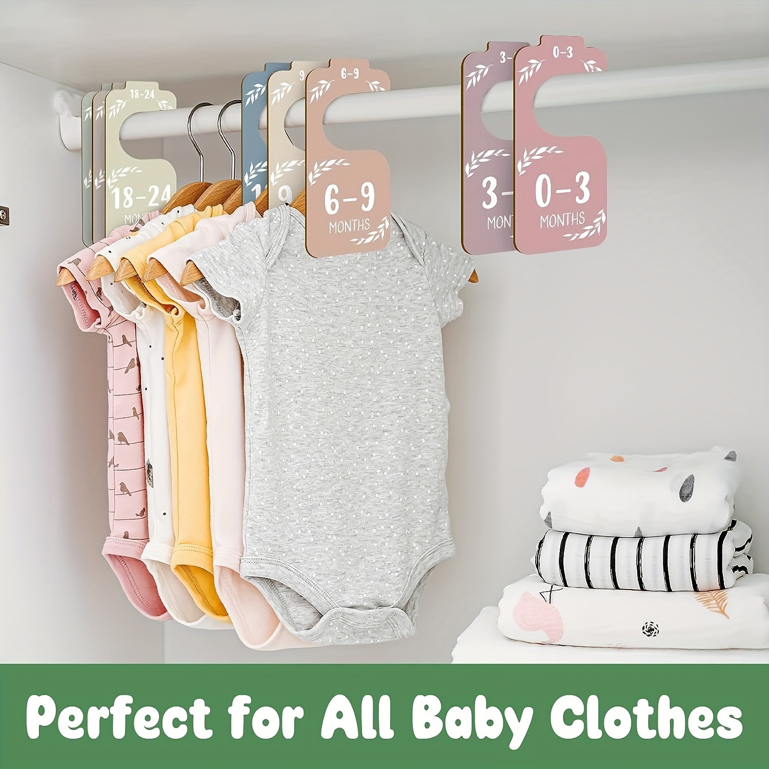 8pcs Wooden Baby Closet Divide – обзор и цена Baby Clothing Wardrobe