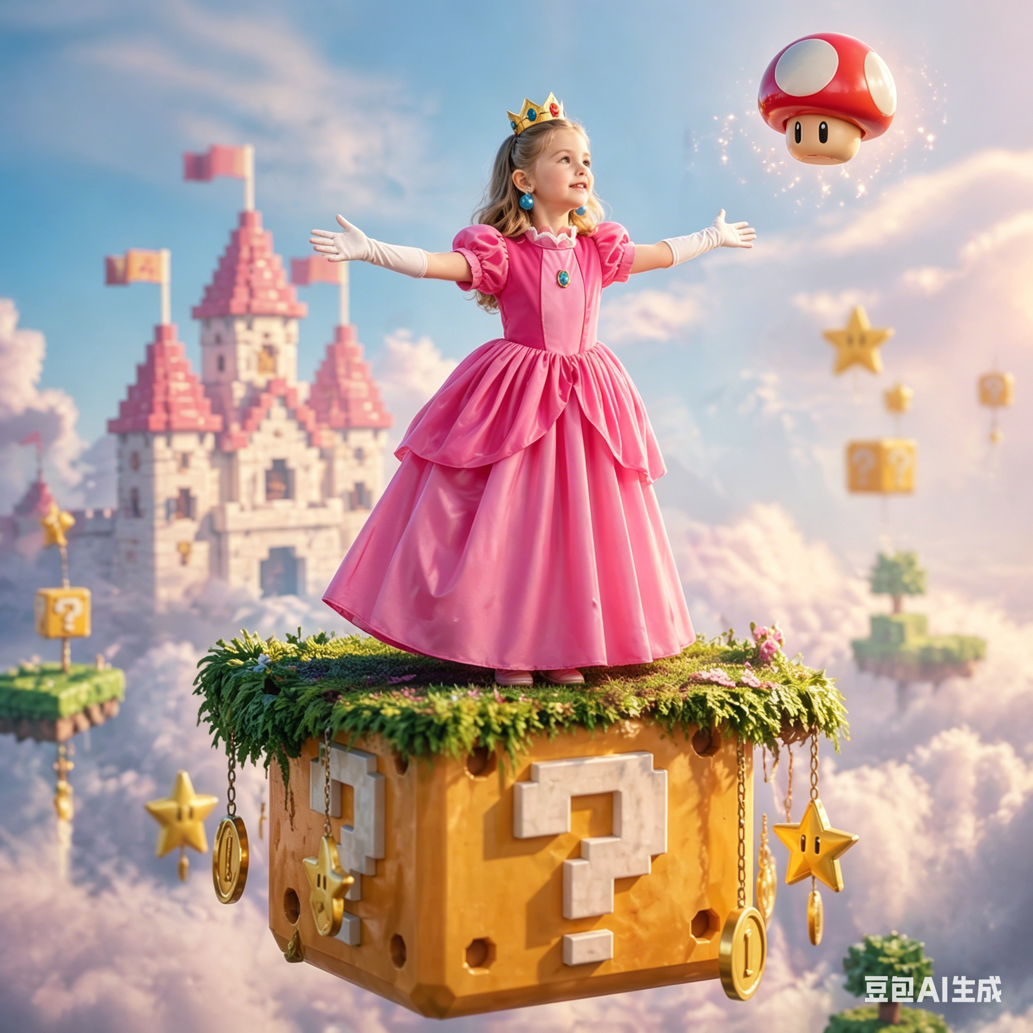 Princess Peach Style Dress Up  – обзор и цена Baby Clothing For Girls