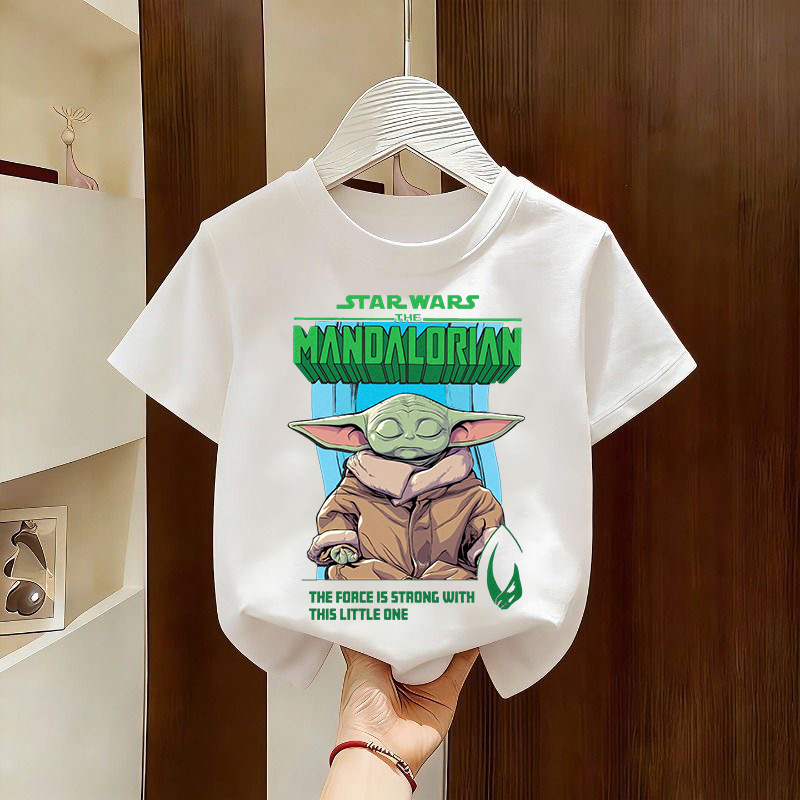 Stars Wars Anime T-shirt Summe – обзор и цена Baby Yoda Clothing