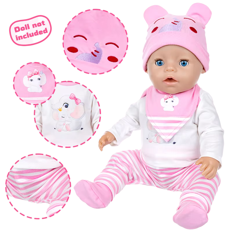 Doll Clothes Set for 16-18 Inc – обзор и цена Baby Clothing Unisex