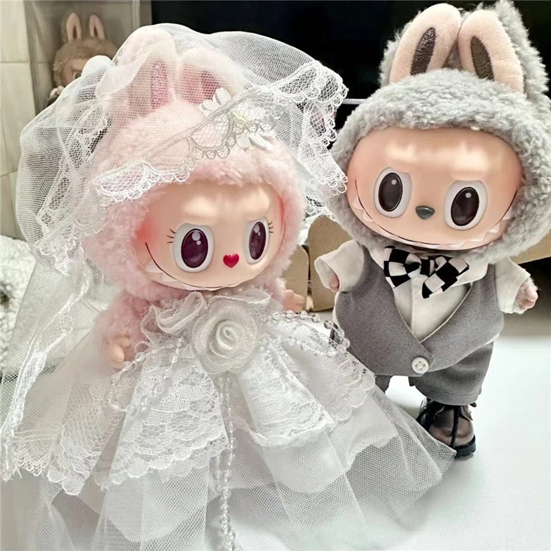 15 17cm For Labubu Doll Weddin – обзор и цена Baby Clothing Unisex