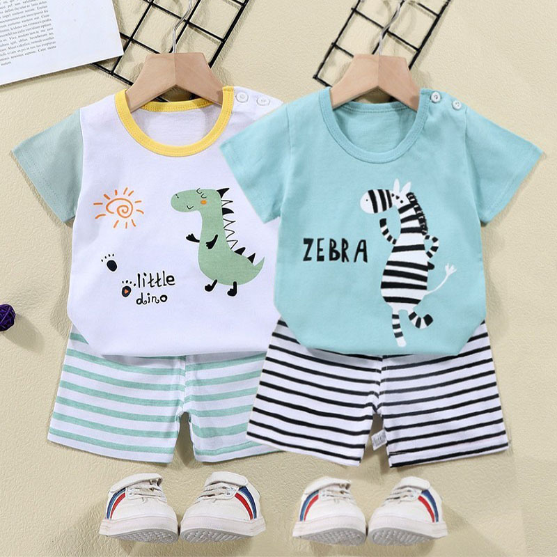 Cotton Tees+Shorts 2-piece Tra – обзор и цена Baby Clothing For Summer