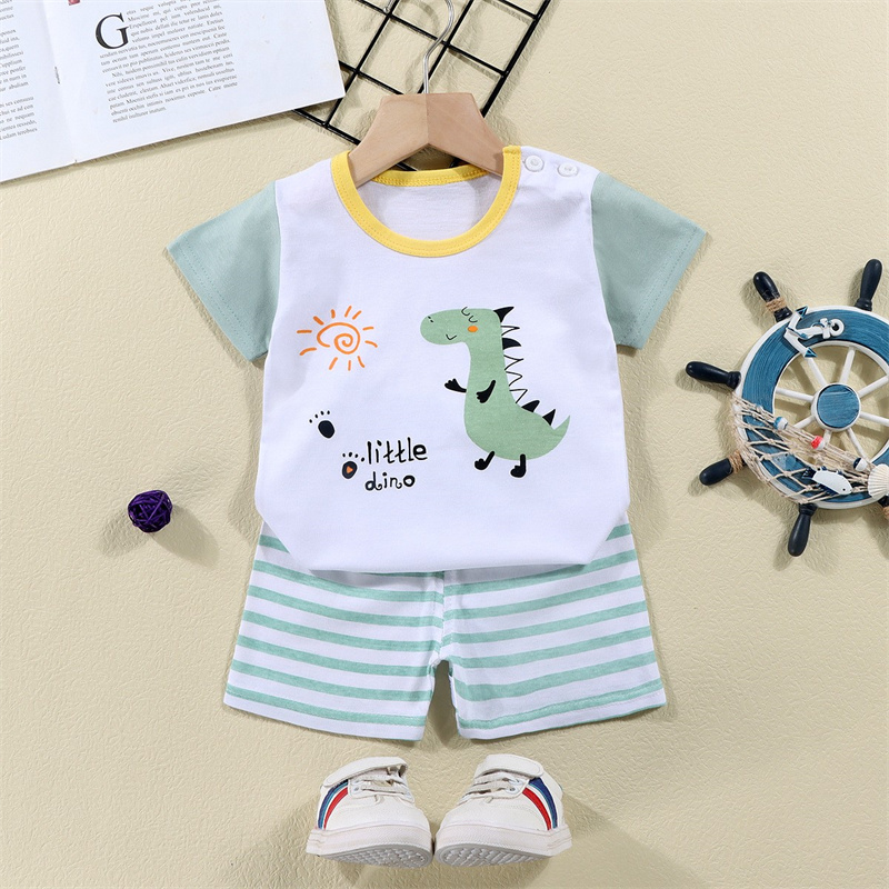 Cotton Tees+Shorts 2-piece Tra – обзор и цена Baby Clothing For Summer