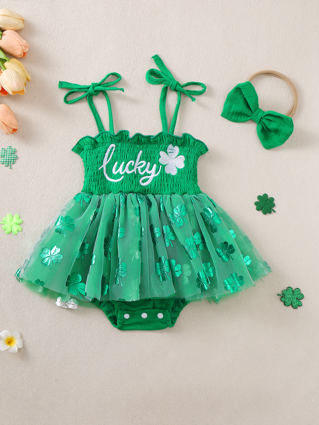 Green Four-leaf Clover Pattern – обзор и цена Baby Clothing Patterns Free