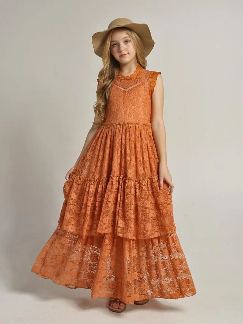 Girls Flower Dress Lace Cotton – обзор и цена Baby Clothing For Girls