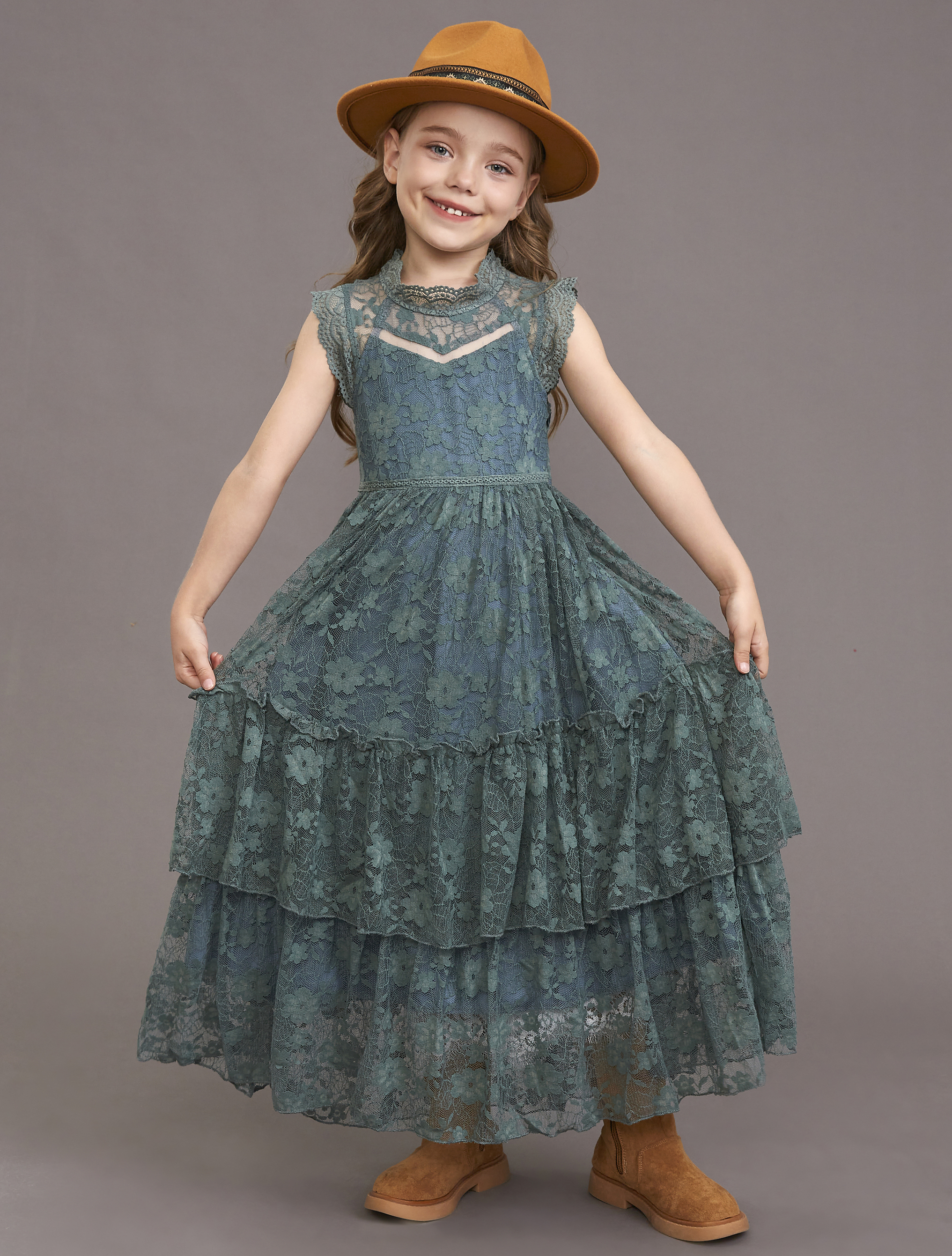 Girls Flower Dress Lace Cotton – обзор и цена Baby Clothing For Girls