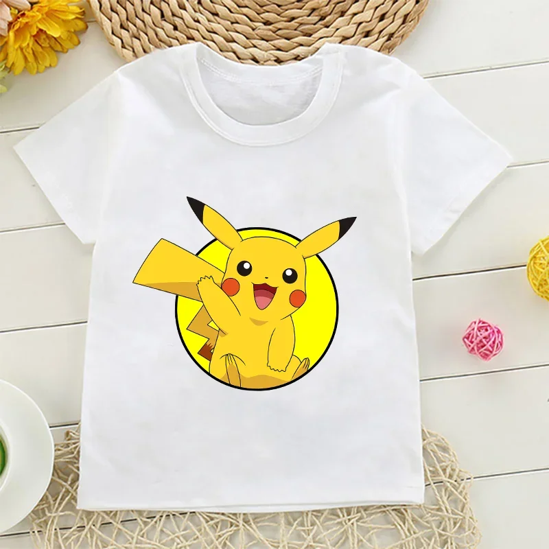 Pikachu Pokemon Cotton T Shirt – обзор и цена Baby Clothing For Summer