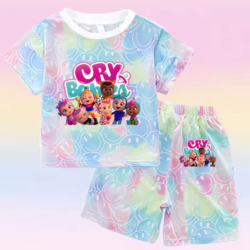Crying Babies T-shirt Set Chil – обзор и цена Baby Clothing For Summer