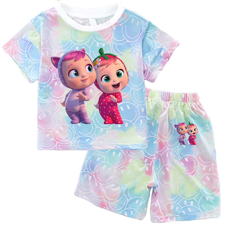Crying Babies T-shirt Set Chil – обзор и цена Baby Clothing For Summer