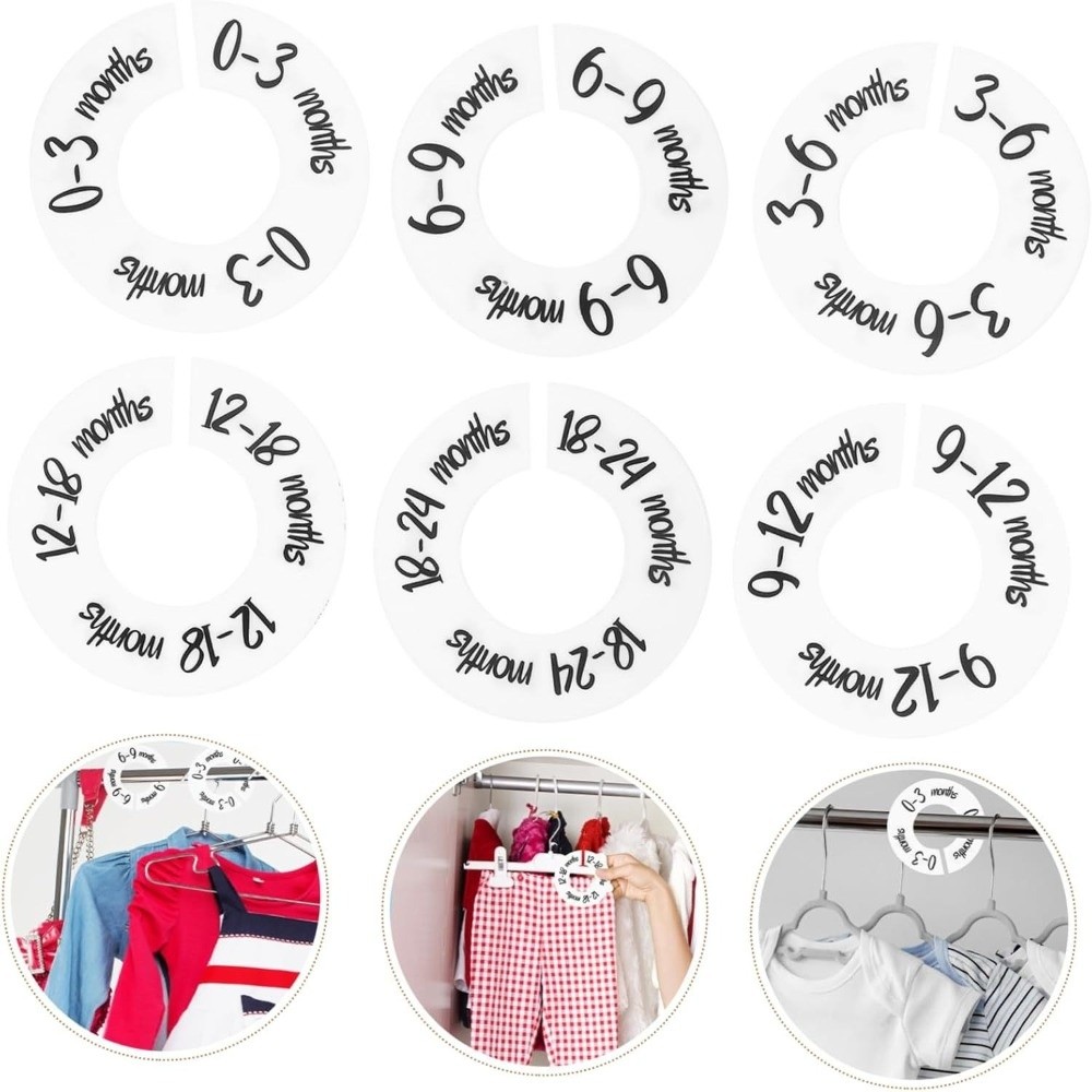 68/9Pcs Organizing Hangers Bab – обзор и цена Baby Clothing Wardrobe