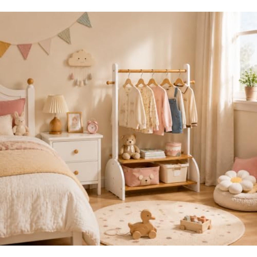 Clothing Rack with Adjustable  – обзор и цена Baby Clothing Wardrobe