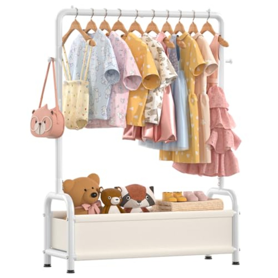 Clothing Rack with Storage She – обзор и цена Baby Clothing Wardrobe