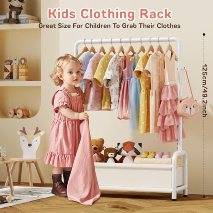 Clothing Rack with Storage She – обзор и цена Baby Clothing Wardrobe