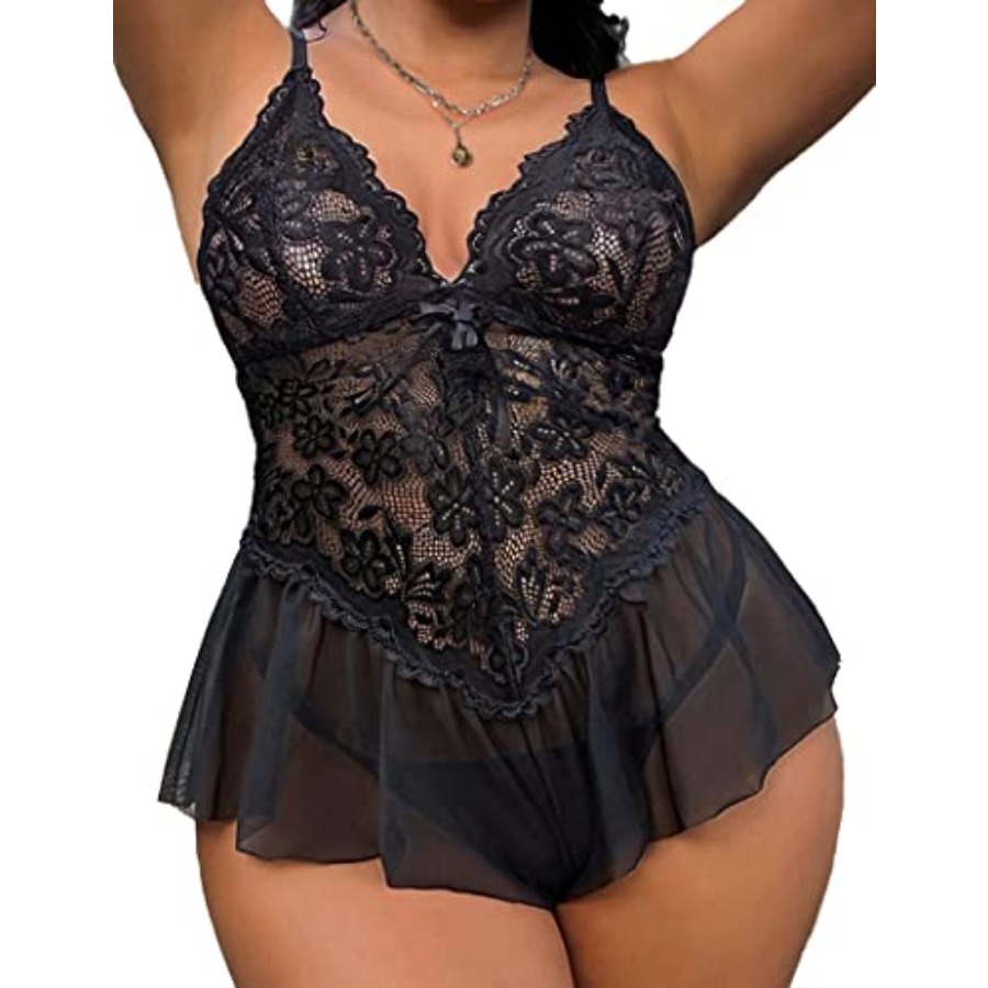 Avidlove Plus Size Lingerie fo – обзор и цена Bamboo Bodysuit Baby