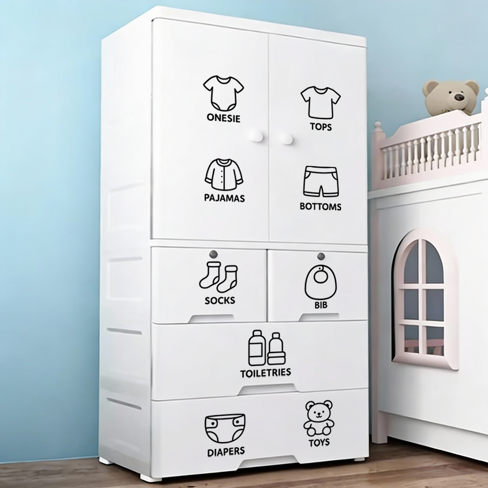9 pcs/Sheet, Wardrobe Organize – обзор и цена Baby Clothing Wardrobe