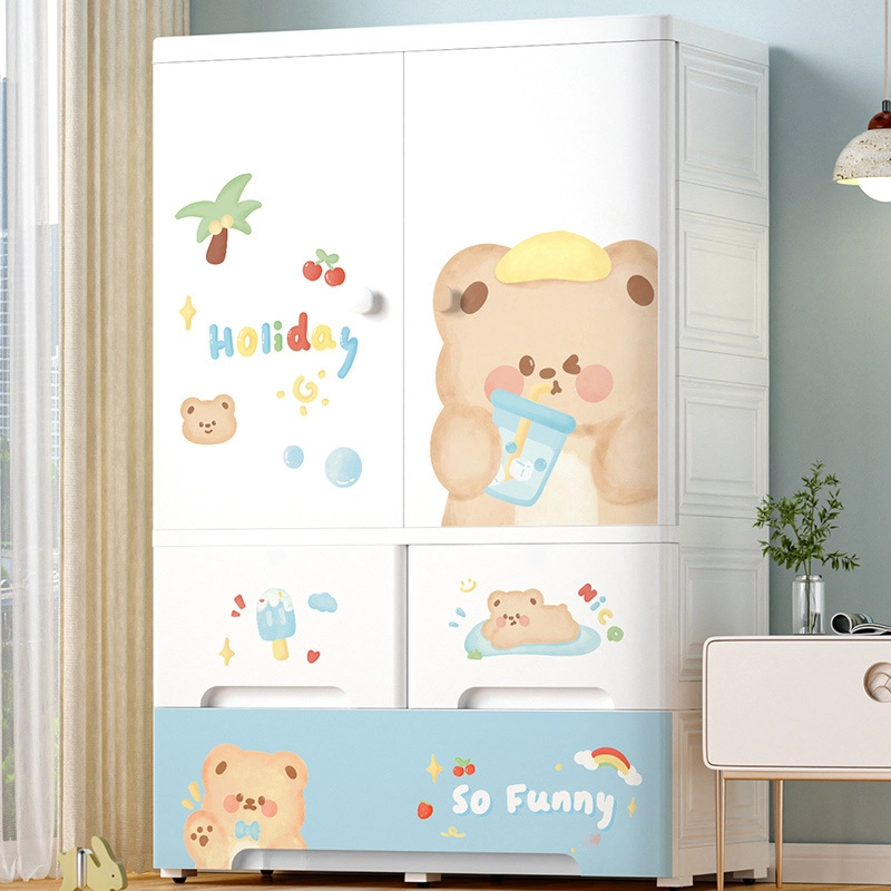 oversized double-door plastic  – обзор и цена Baby Clothing Wardrobe